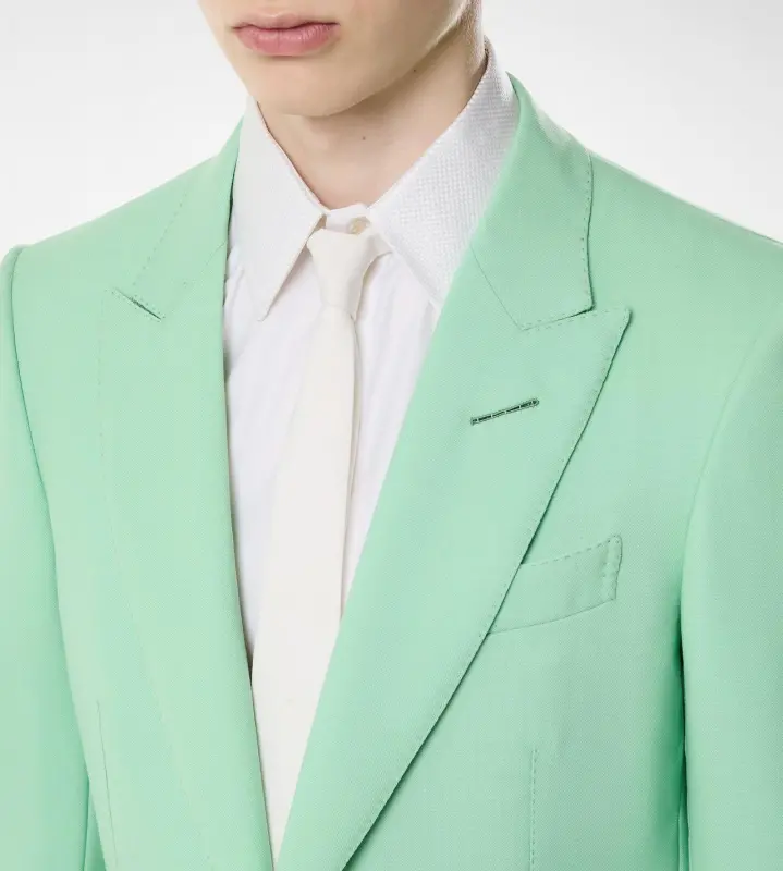 HOPSACK JACKET AQUAMARINE online